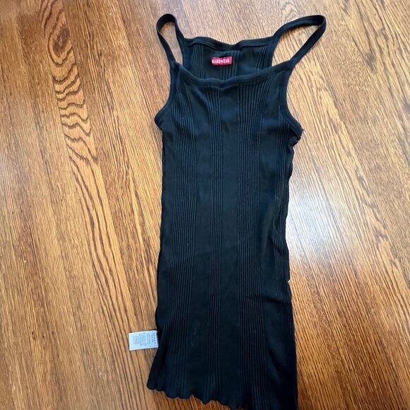 Hard Tail 100% Cotton Skinny Tank in Black - Very Soft - L - NWOT - Made in USA - Picture 4 of 13